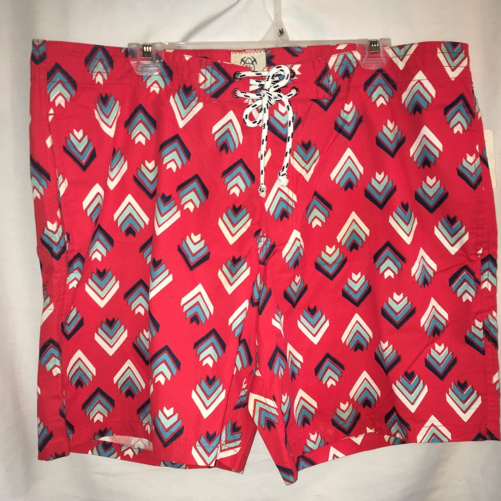 NWT Mens Burkman Bros The Tourist XXL Swim Trunks